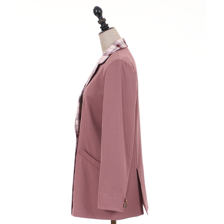 ポイントチェックロングＪＫ | axes femme | 詳細画像22 