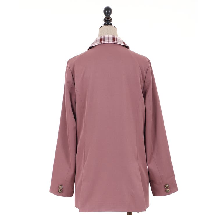 ポイントチェックロングＪＫ | axes femme | 詳細画像23 