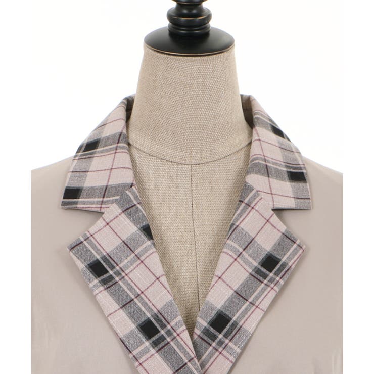 ポイントチェックロングＪＫ | axes femme | 詳細画像6 