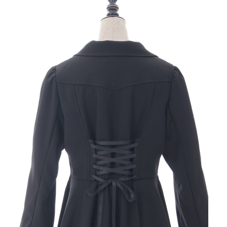 新品 axes 燕尾デザインロングジャケット 黒 燕尾デザインロングジャケット | レディース服・レディース