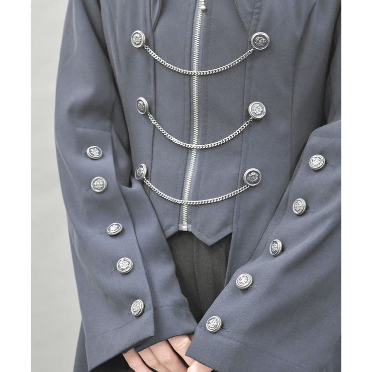 燕尾デザインロングジャケット[品番：IGAW0005805]｜axes femme