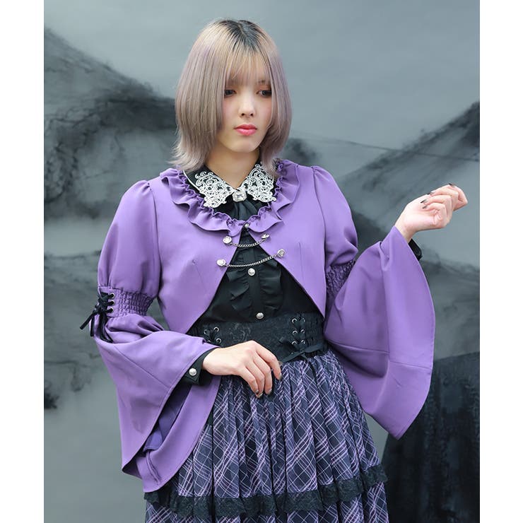 ボレロデザインショートジャケット | axes femme | 詳細画像12 