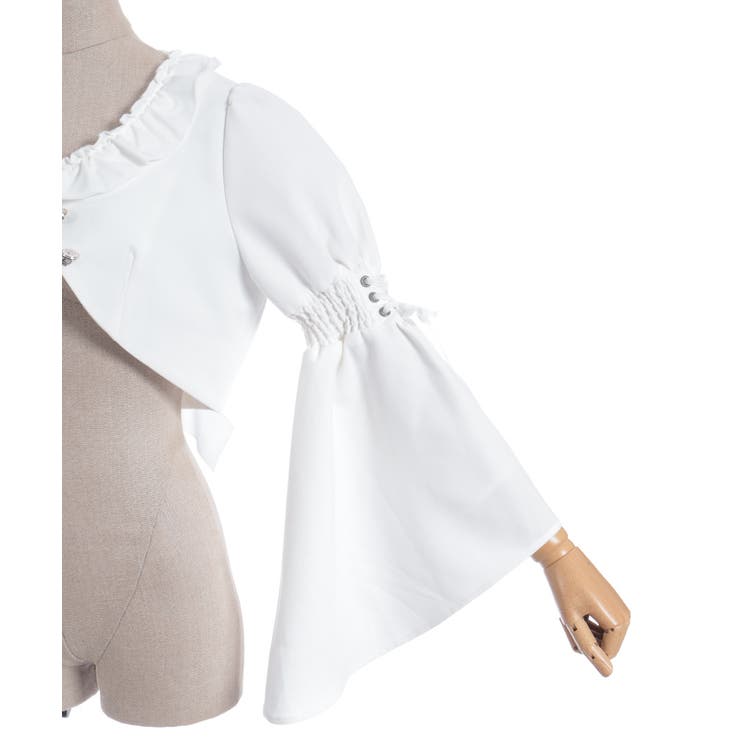 ボレロデザインショートジャケット | axes femme | 詳細画像18 