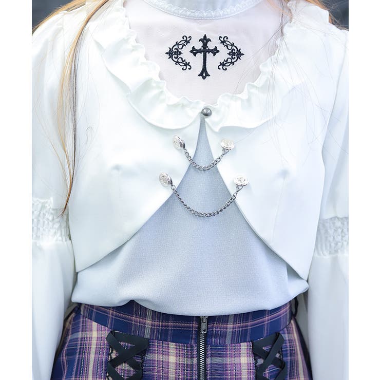 ボレロデザインショートジャケット | axes femme | 詳細画像4 