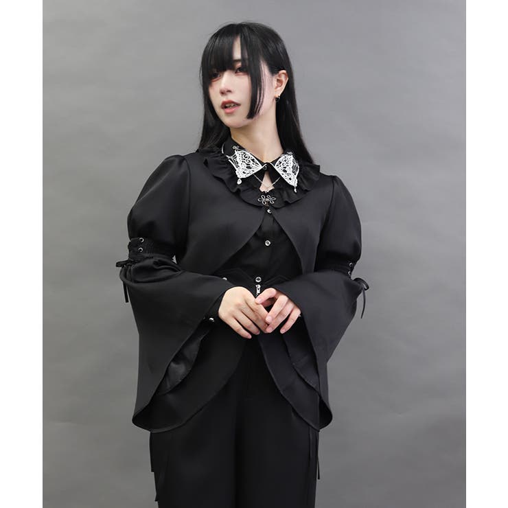 フレアスリーブボレロジャケット | axes femme | 詳細画像6 