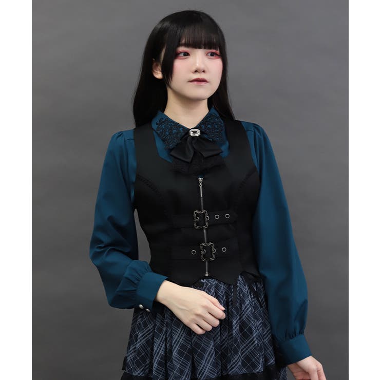 黒 | ベルトデザインビスチェ | axes femme