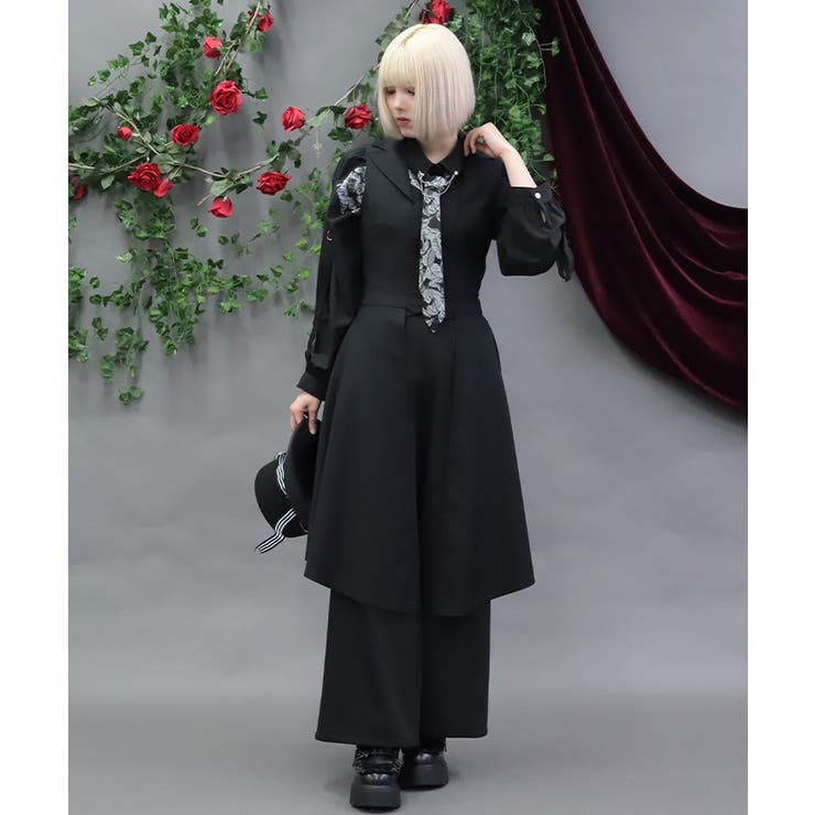 燕尾デザインロングベスト | axes femme | 詳細画像4 