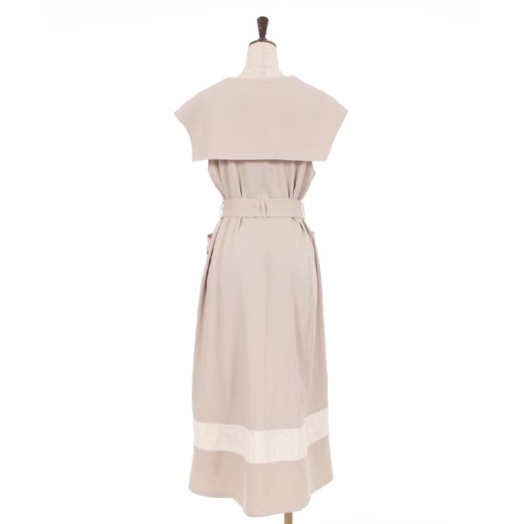 セーラー襟ワンピース風ジレ[品番：IGAW0003317]｜axes femme