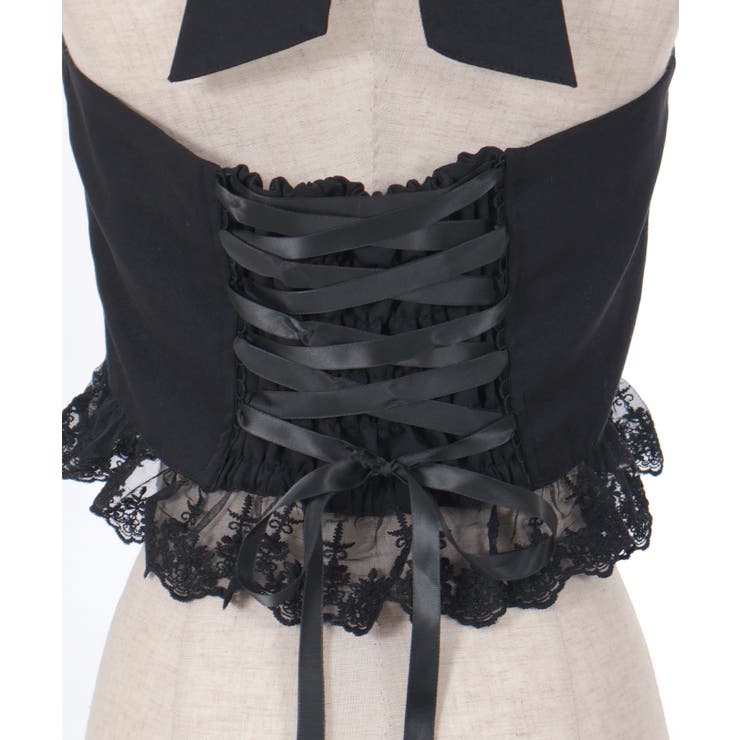 コルセット風フリルビスチェ | outlet | axes femme online shop