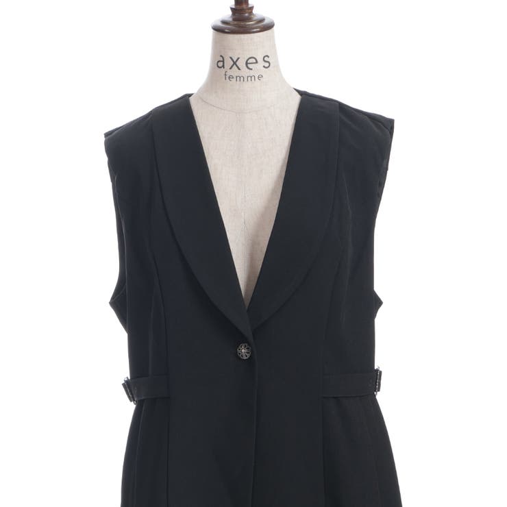 フィッシュテールロングジレ | axes femme | 詳細画像25 