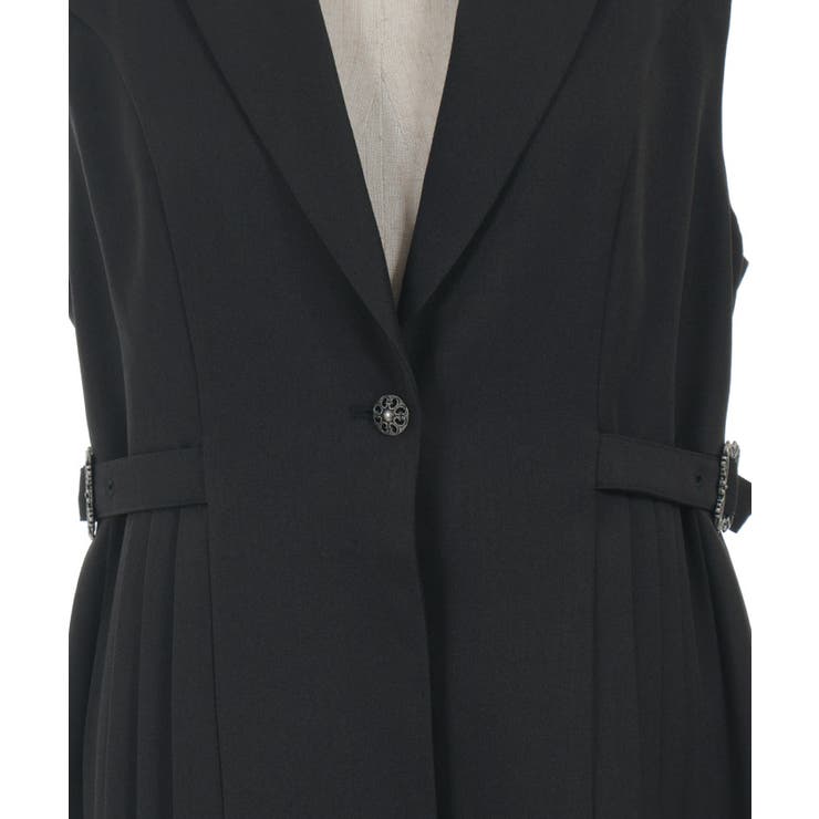 プリーツフィッシュテールジレ | axes femme | 詳細画像16 