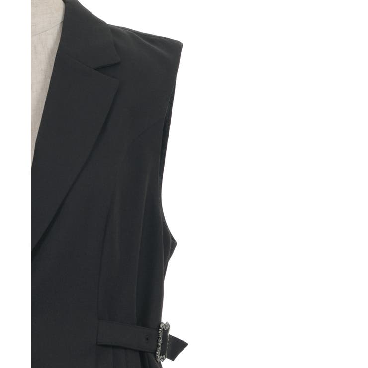 プリーツフィッシュテールジレ | axes femme | 詳細画像18 