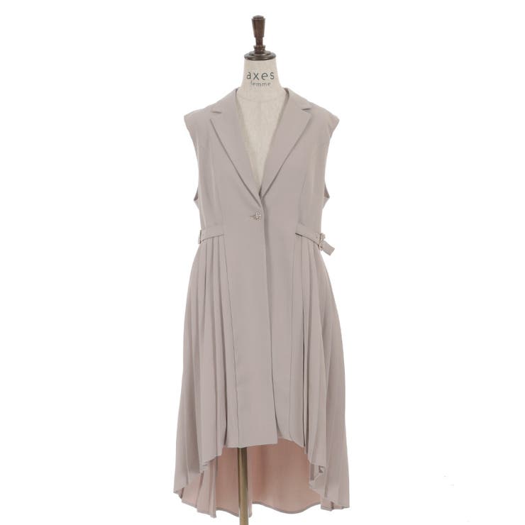 プリーツフィッシュテールジレ | axes femme | 詳細画像19 