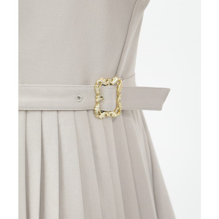 プリーツフィッシュテールジレ | axes femme | 詳細画像4 