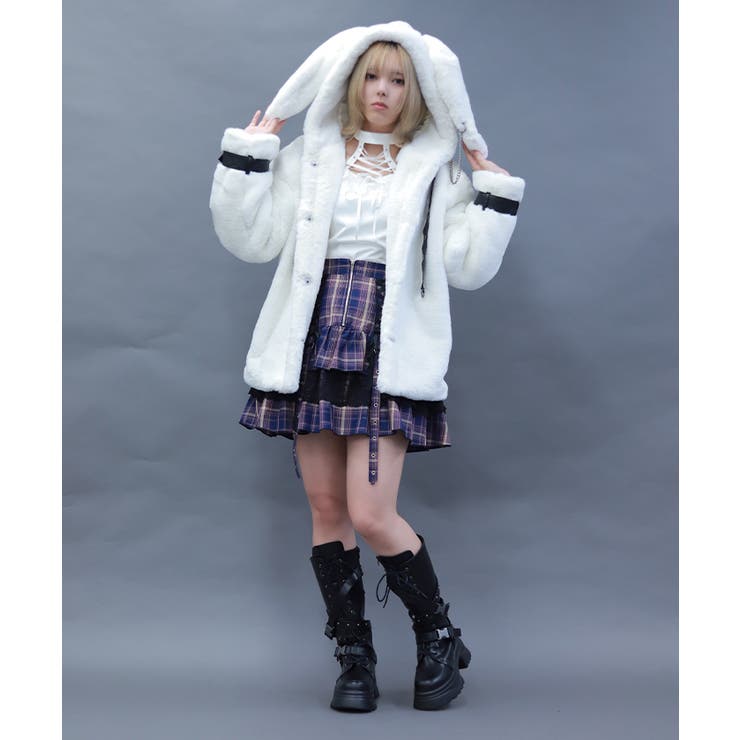 ウサミミファーコート | axes femme | 詳細画像4 