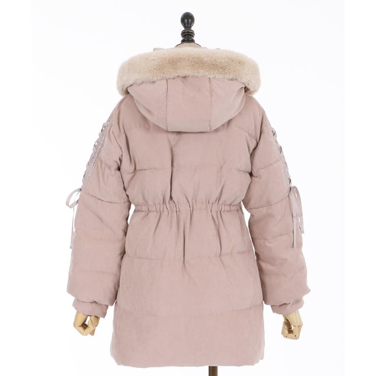 レースアップエコダウンコート[品番：IGAW0001084]｜axes femme