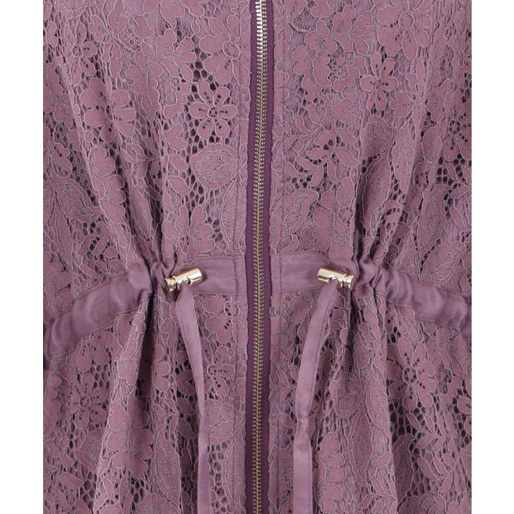 レースデザインモッズコート[品番：IGAW0002340]｜axes femme