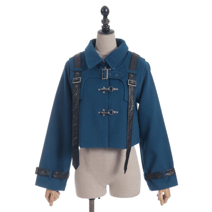 ハーネスショートコート | axes femme | 詳細画像1 