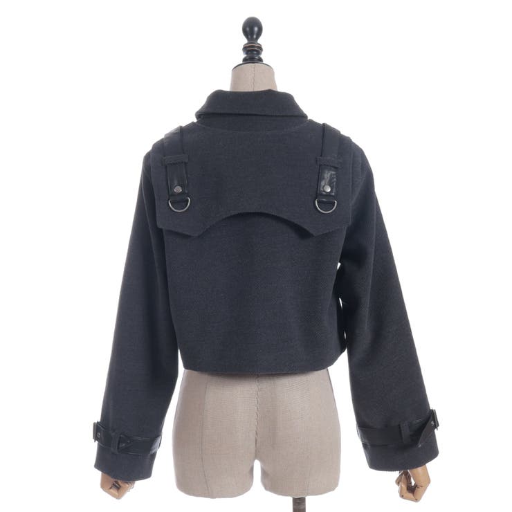 ハーネスショートコート | axes femme | 詳細画像11 