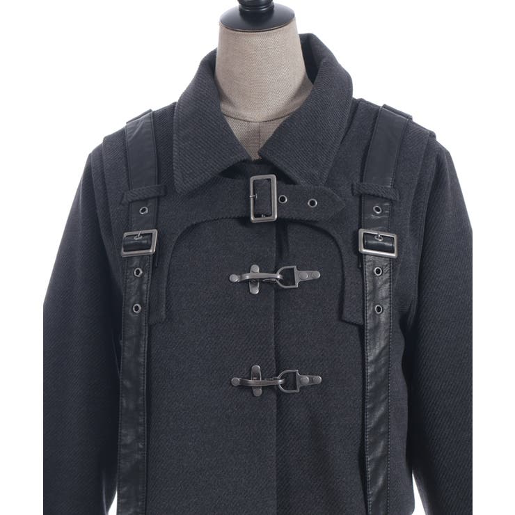 ハーネスショートコート | axes femme | 詳細画像12 