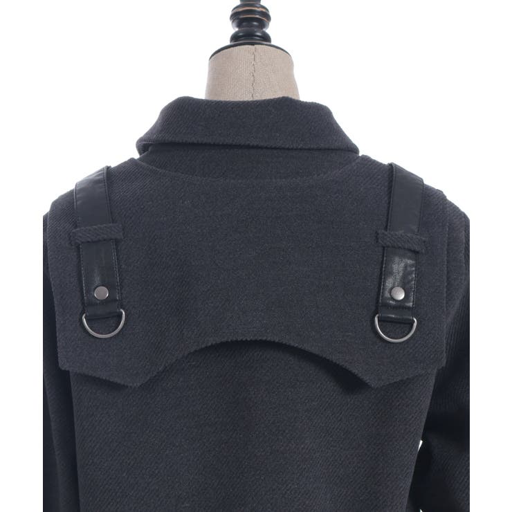 ハーネスショートコート | axes femme | 詳細画像14 