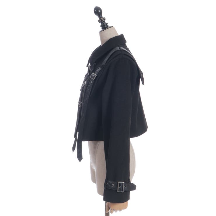 ハーネスショートコート | axes femme | 詳細画像17 