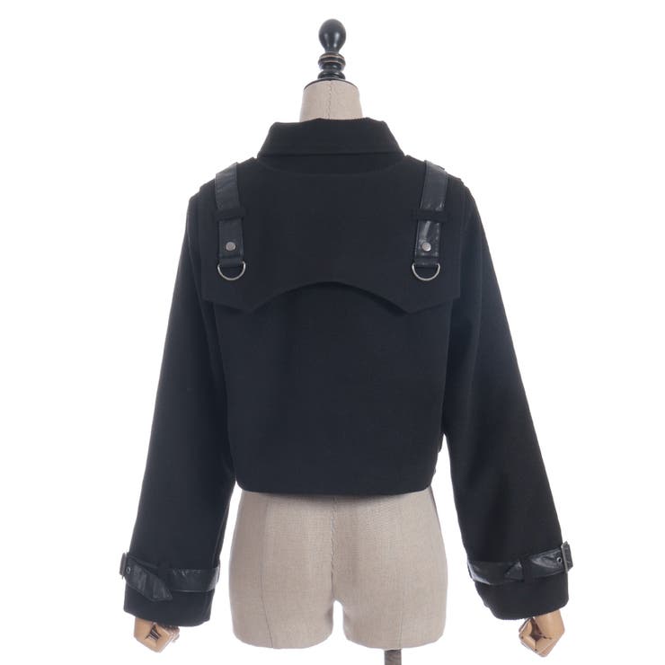 ハーネスショートコート | axes femme | 詳細画像18 