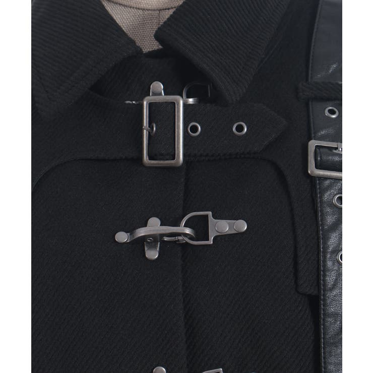 ハーネスショートコート | axes femme | 詳細画像19 