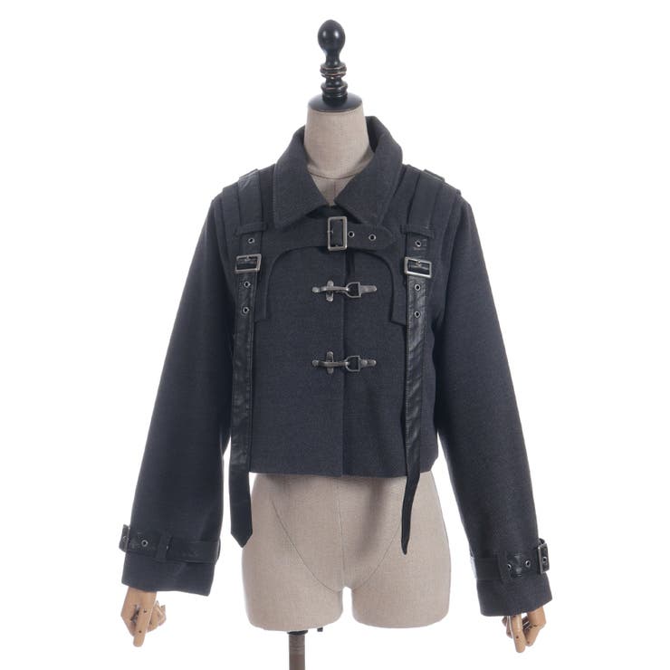 グレー | ハーネスショートコート | axes femme