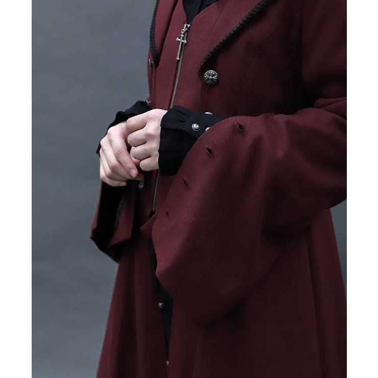 テーラー襟ロングコート | axes femme | 詳細画像11 