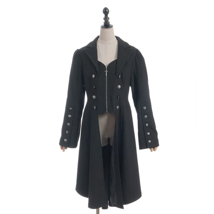 テーラー襟ロングコート | axes femme | 詳細画像20 