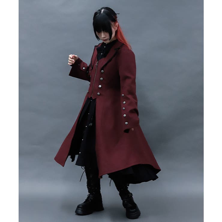 テーラー襟ロングコート | axes femme | 詳細画像5 