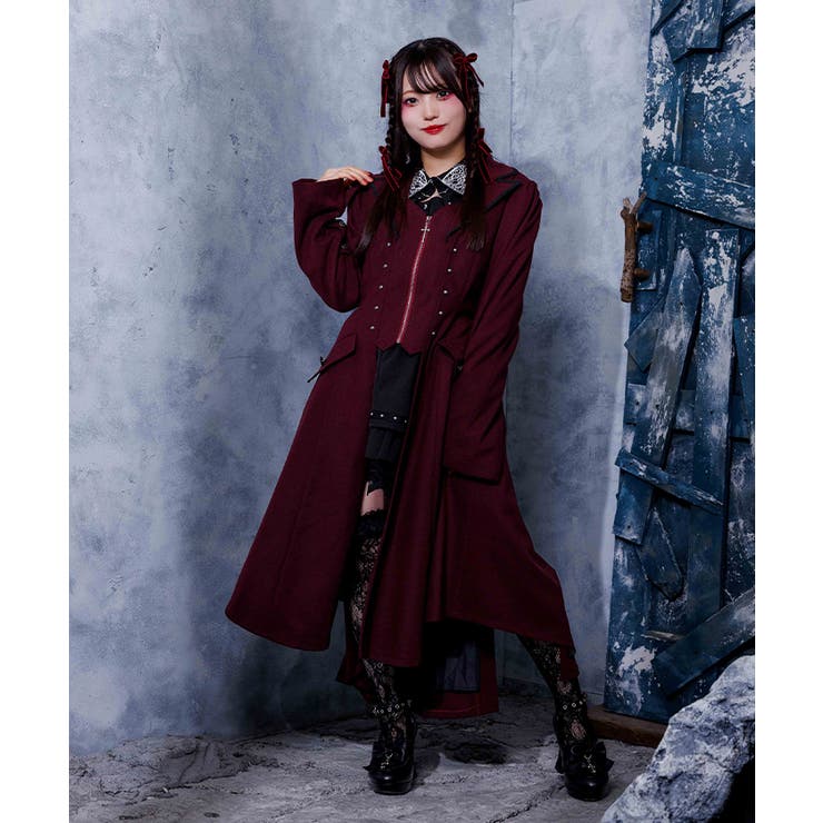 フィッシュテールロングコート[品番：IGAW0008521]｜axes femme