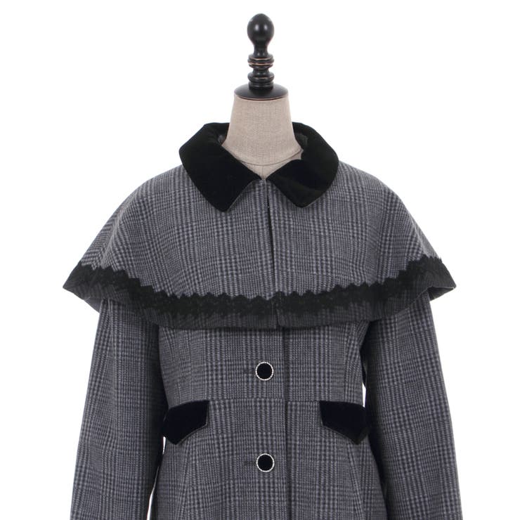 ケープ付クラシックコート[品番：IGAW0002505]｜axes femme