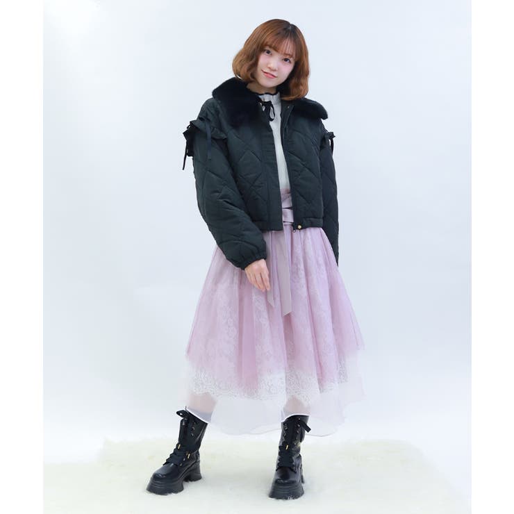 ハートキルティングコート | axes femme | 詳細画像16 