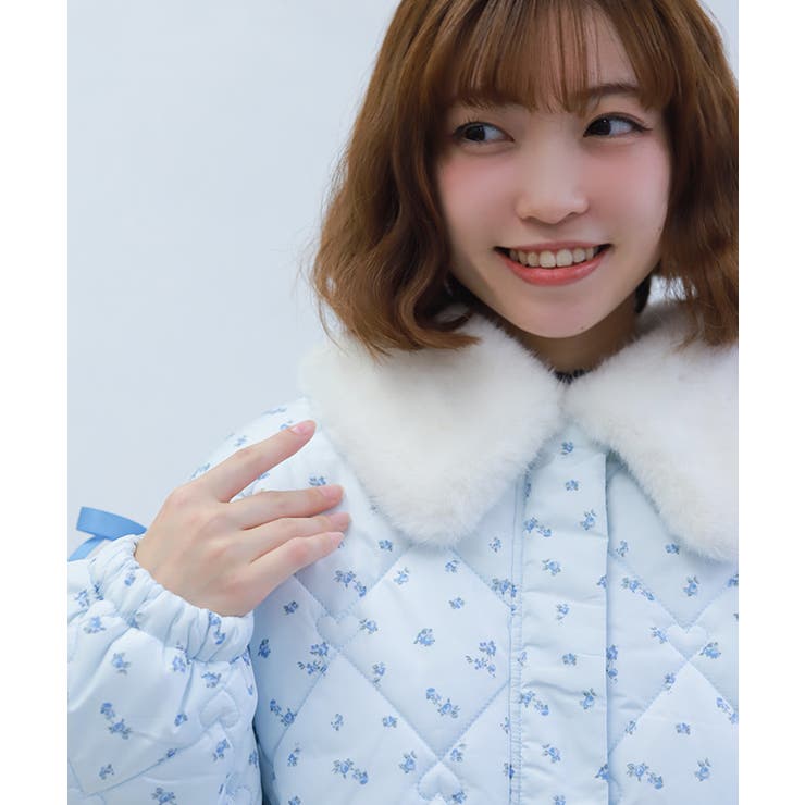 ハートキルティングコート | axes femme | 詳細画像7 