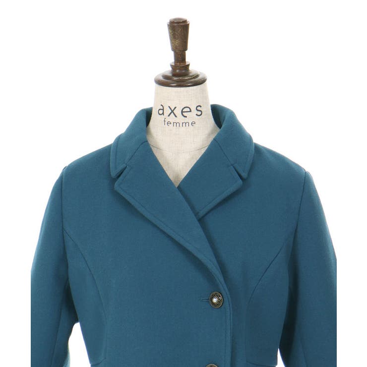 連釦テーラーカラーコート[品番：IGAW0005669]｜axes femme