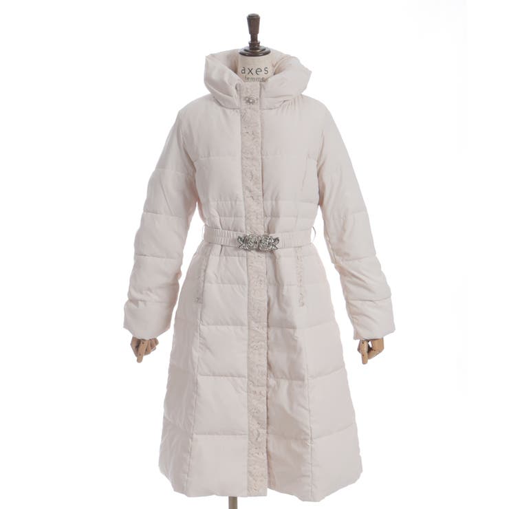 ベージュ | シェイプ切替ロングダウンＣＯ | axes femme