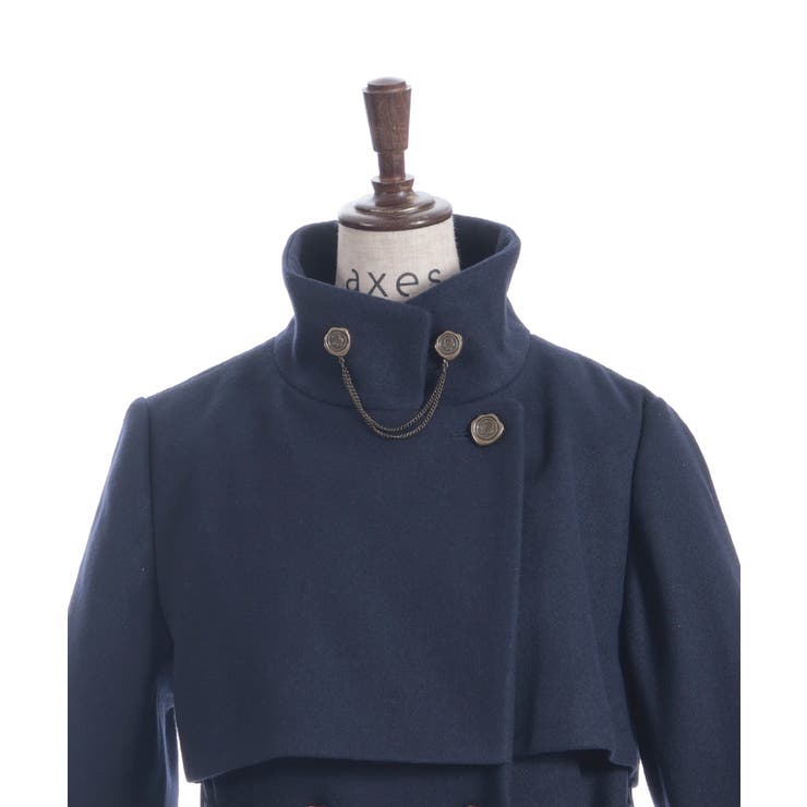 ２ＷＡＹカラーロングコート | axes femme | 詳細画像12 