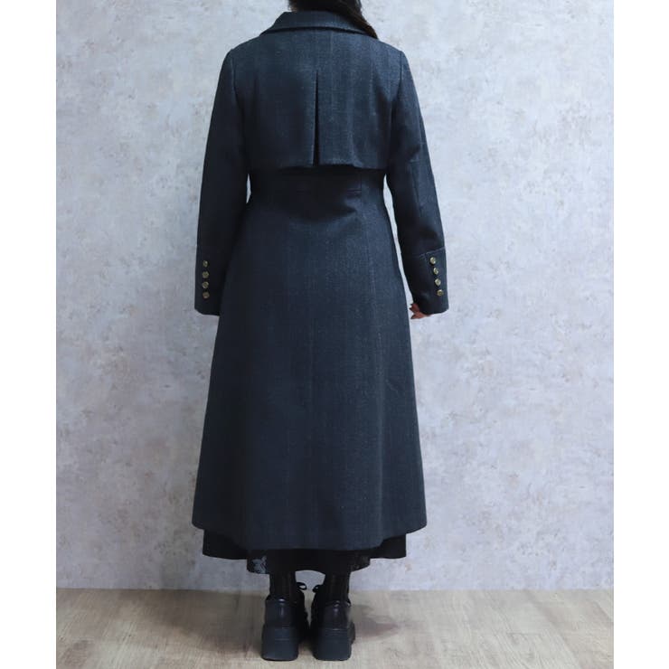 ２ＷＡＹカラーロングコート | axes femme | 詳細画像3 