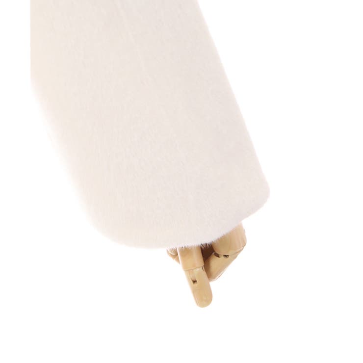 リボン金具ファーコート[品番：IGAW0004052]｜axes femme（アクシーズ 