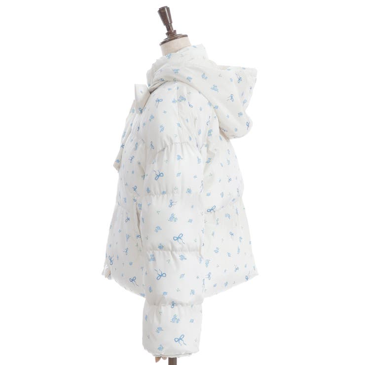 リボンセット小花柄コート | axes femme | 詳細画像16 