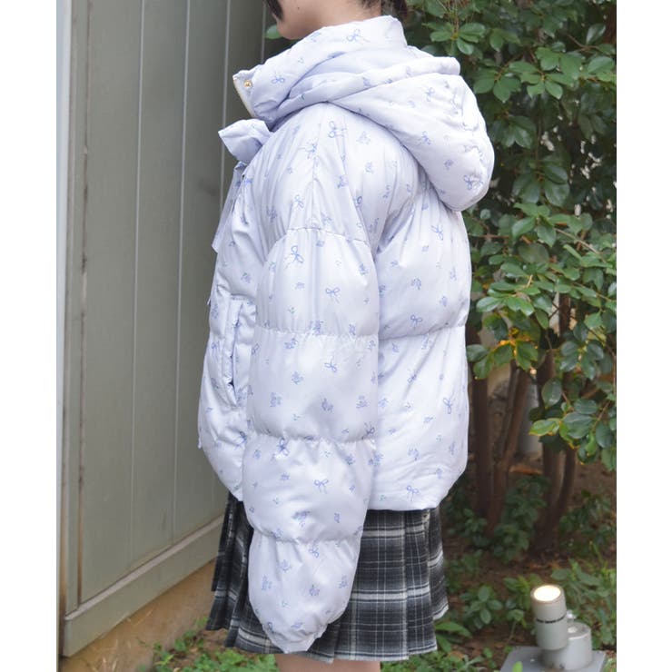 リボンセット小花柄コート | axes femme | 詳細画像2 