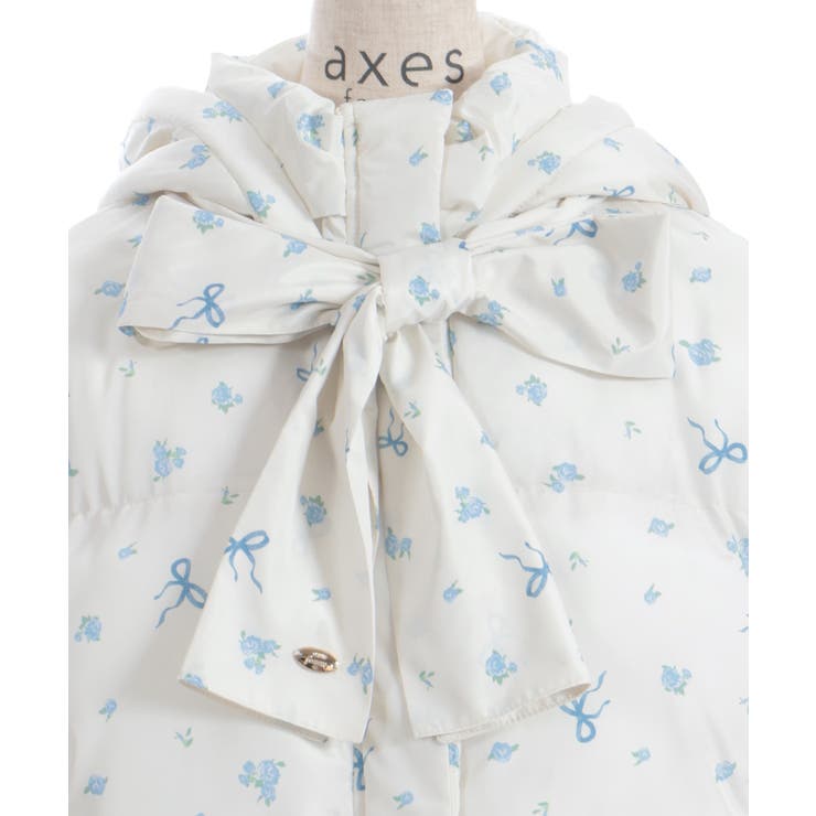 リボンセット小花柄コート | axes femme | 詳細画像21 