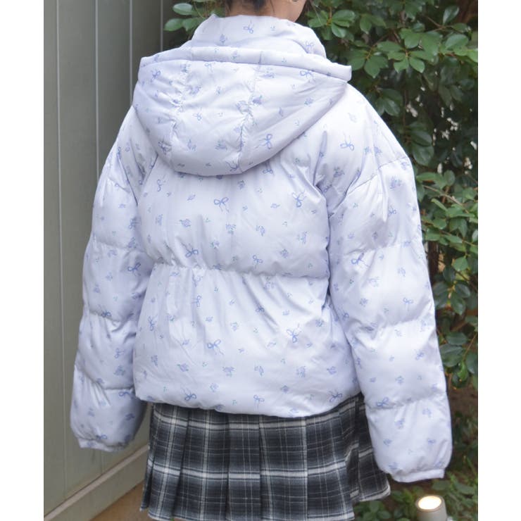 リボンセット小花柄コート | axes femme | 詳細画像3 