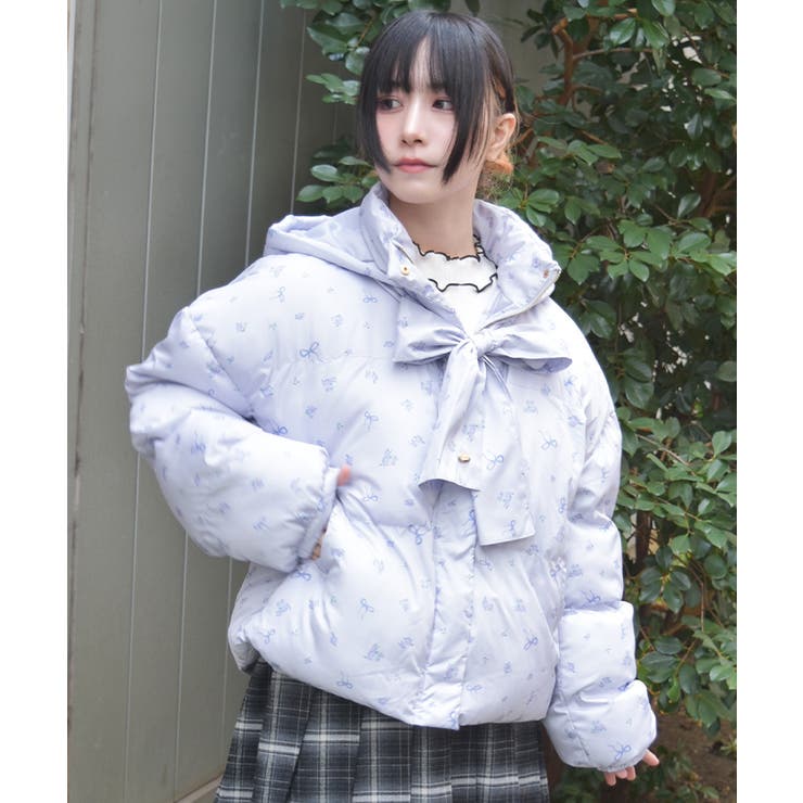 リボンセット小花柄コート | axes femme | 詳細画像8 