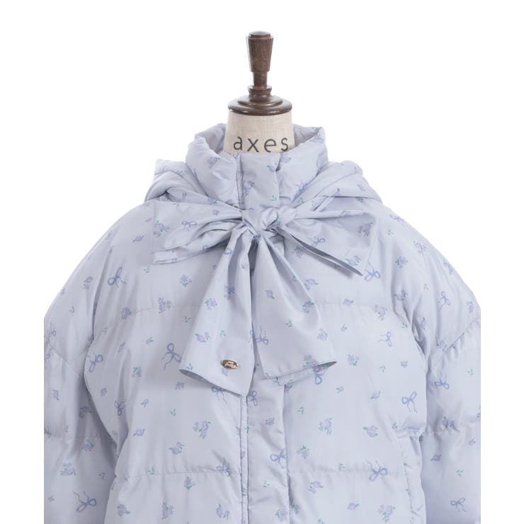 リボンセット小花柄コート | axes femme | 詳細画像9 