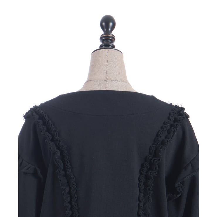 ダメージフリル裏毛カットカーディガン | axes femme | 詳細画像23 