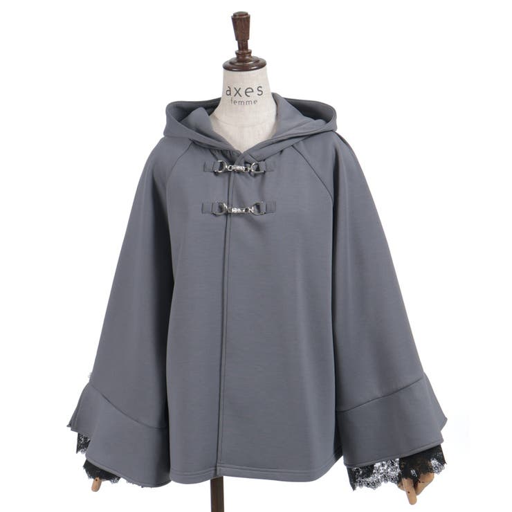 ダンボールニットポンチョ | axes femme | 詳細画像25 