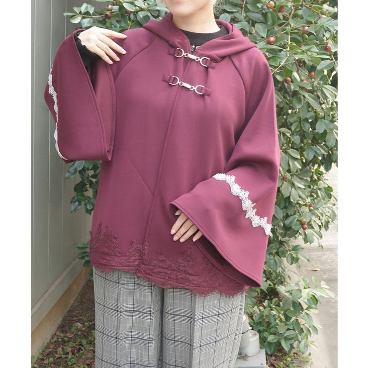 ワイン | ダンボールニットケープ | axes femme